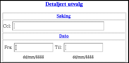 Utlånsstatistikkens ccl/datospenn